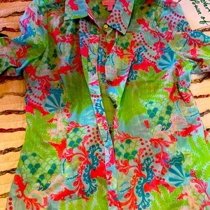 Beautiful Summer Button down Blouse